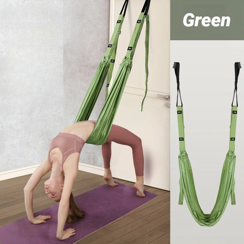 Flozen® Door Aerial Yoga Strap — Adjustable Stretch Trainer, 150 kg