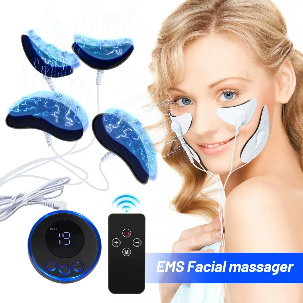 Flozen® EMS Facial Massager — 8 Modes, 19 Levels, V-Line & Eye Area