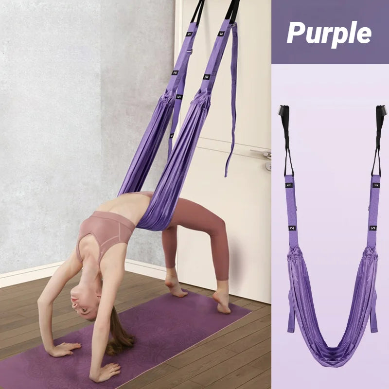 Flozen® Door Aerial Yoga Strap — Adjustable Stretch Trainer, 150 kg