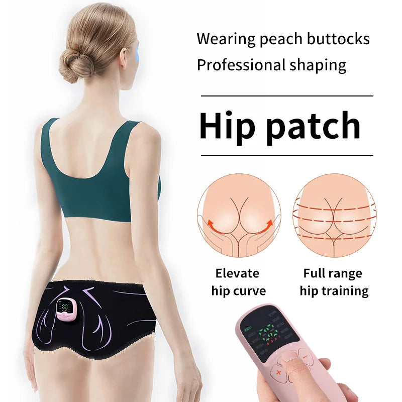 Flozen® EMS Glute Trainer &amp; Massager — Silicone Pad, 10 Modes, 30 Levels, Remote
